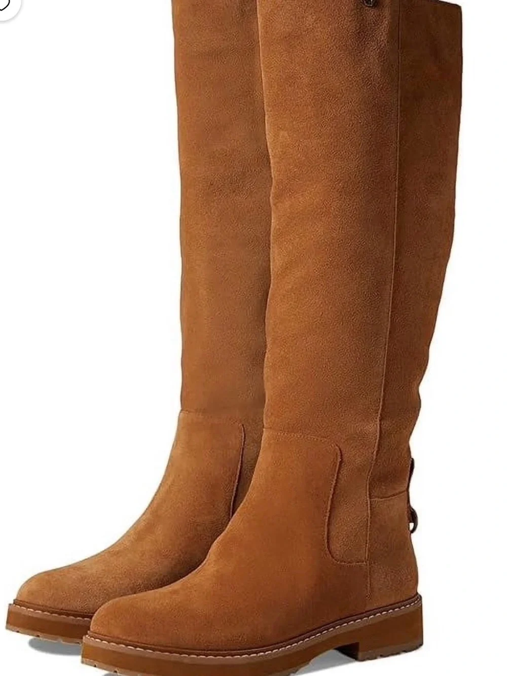 Cole Haan Greenwich Waterproof Tall Knee High Suede Riding Boots size 6 1/2 b